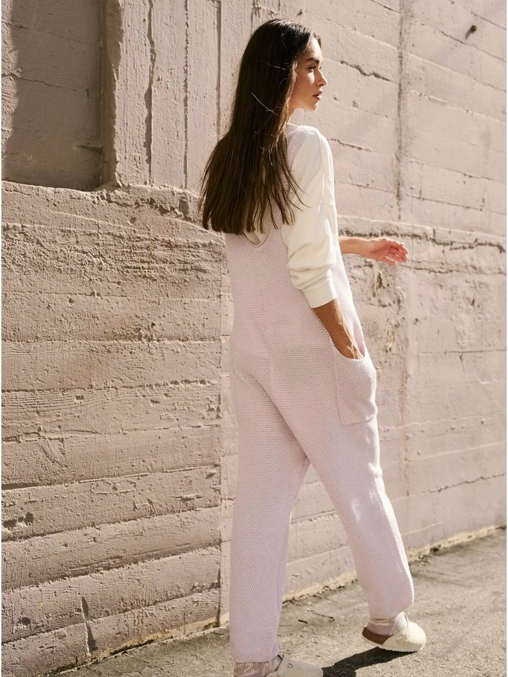 Free People Hailee Sweater Jumper Onesie 💜 Orchid Tint - XS - NWT